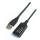 AISENS A101-0018 cable USB 5 m USB A Negro